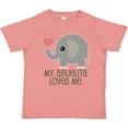 thumbnail image 3 of Inktastic My Abuelita Loves Me Grandchild Gift Boys or Girls Toddler T-Shirt, 3 of 5