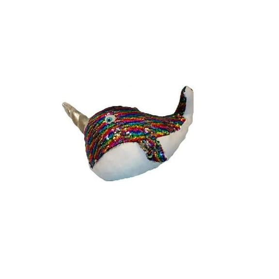 GiftsNBeyond Sequin NARWHAL Plush