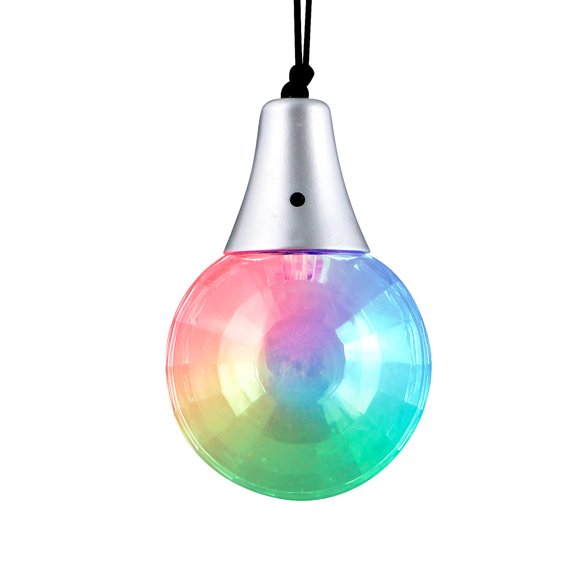 FlashingBlinkyLights Disco Inferno LED Magic Ball Light Up Necklace