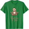 thumbnail image 1 of Thinking of You Sloth Yoga Meditation Animal Sit Relaxing T-Shirt, 1 of 1