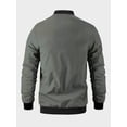 thumbnail image 2 of Moda Cazadora Bomber Con Bordado De Chamarras Para Hombre, 2 of 8