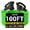 Black, variant on ZAZFO 10ft 30Amp RV extension cord,Heavy duty 10/3 Gauge Waterproof RV Power Cord,NEMA TT-30P/R 125V,Black-Green