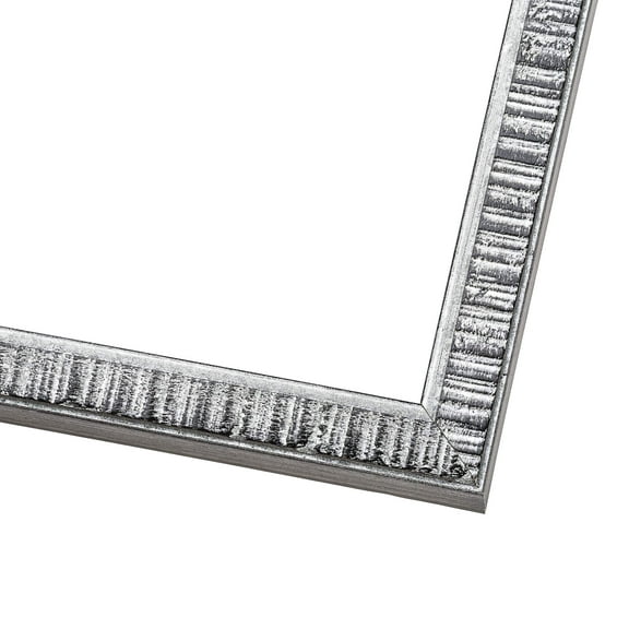 10x20 Textured Black Picture Frame - UV Acrylic, Foam Board Backing, Hanging Hardware