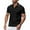 Black, variant on hoksml Man Golf Polos Shirts Summer Lightweight Mesh Casual Loose Button Lapel Short Sleeve Top Solid Color Collared Athletic T Shirt