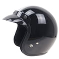 thumbnail image 4 of Universal Negro 3-Snap Casco de motocicleta Lente de pico Cara abierta Visera parasol Escudo Abody Lente, 4 of 7