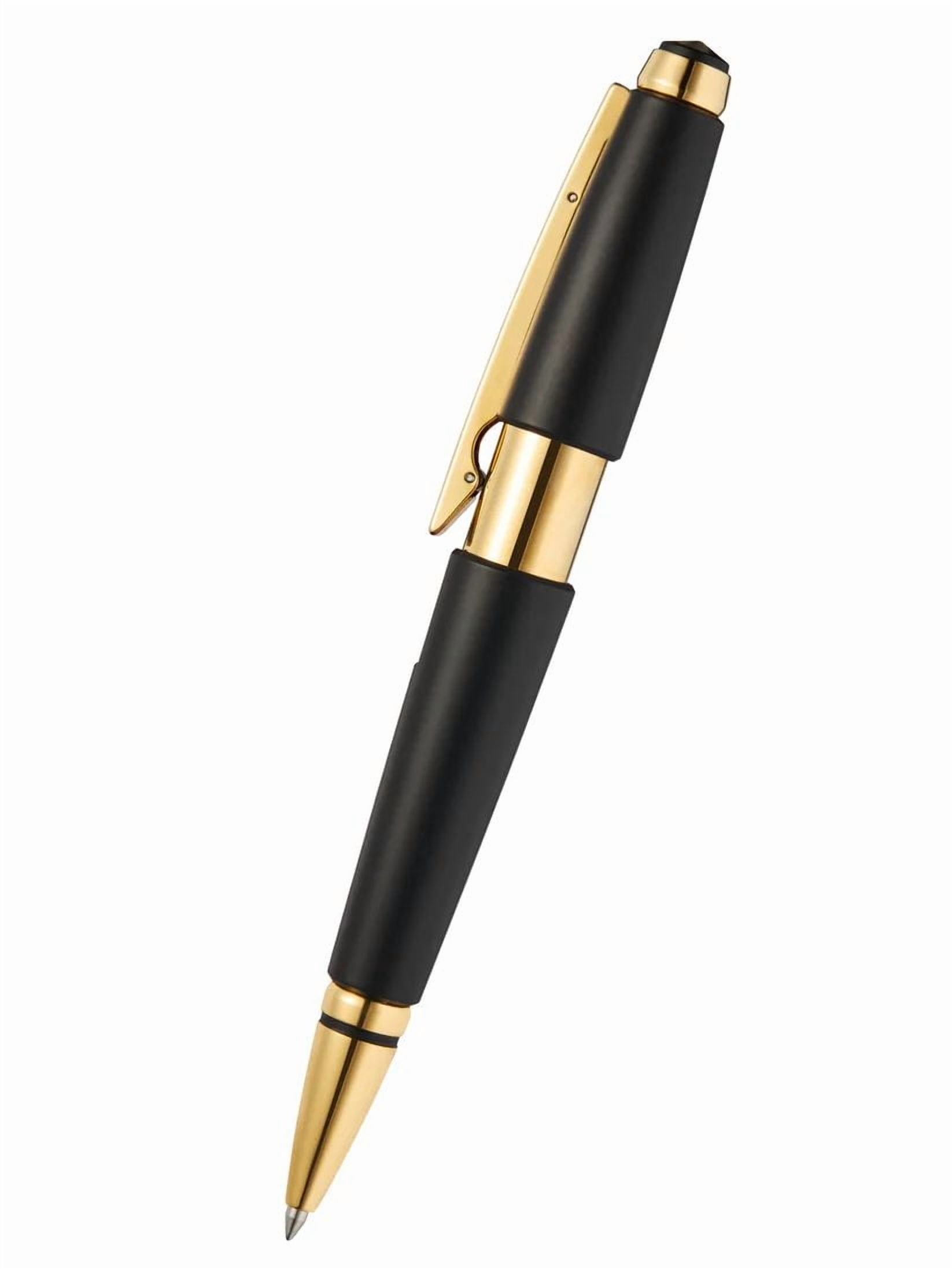 Cross Edge™ Matte Black Lacquer with Gold PVD Appointments Rollerball Pen