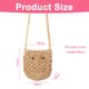 thumbnail image 2 of Bolso bandolera tejido a mano para mujer, minibolso de mano tejido a mano para playa de verano, bolso de mano informal tejido para el hombro, 2 of 5