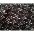 thumbnail image 4 of oneOone Silk Tabby Black Fabric Fish Ocean Craft Projects Decor Fabric Printed By The Yard 42 Inch Wide, 4 of 4