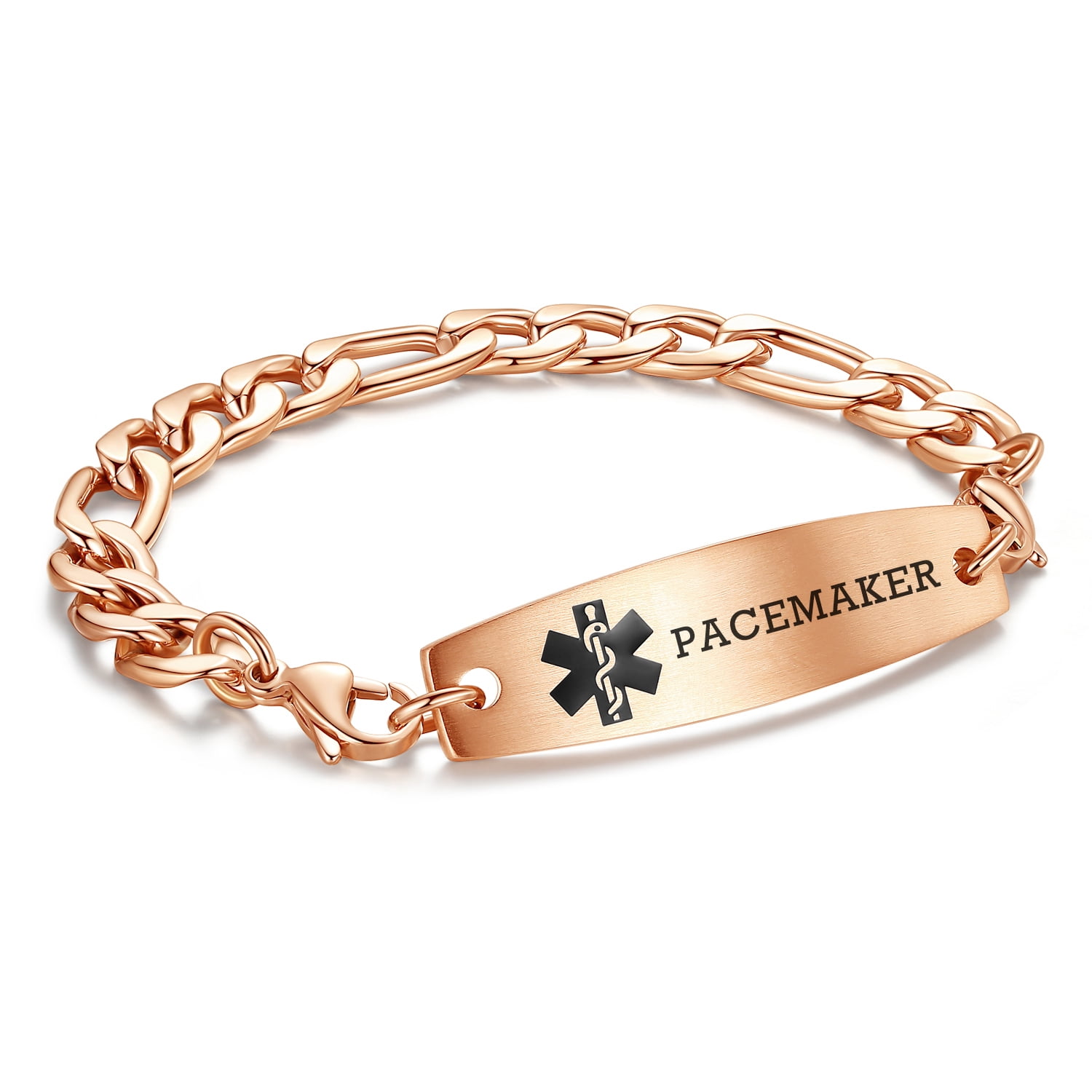 Medical ID Bracelet, Mens or Womans Interchangeable Leather ID Bracelet by  DesignerMedicalID | Medical alert jewelry, Medic alert bracelets, Bracelets  for men