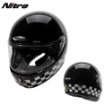 thumbnail image 3 of Casco de motocicleta NITRO de forforUK, casco integral retro para hombre y mujer, casco de locomotora Ha Bluetooth Cruise Ray con certificación 3C, 3 of 5