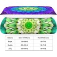 thumbnail image 4 of Mandala Bedding Set in Pieces with Duvet Cover and Pillowcase, Microfiber, Bohemian Color Digital Printing D Sing, 4 of 5