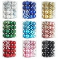 thumbnail image 2 of Zatoumnr 8cm Plastic Ball Christmas Tree Decoration, 24 Pcs Set of Hanging Balls for Festive Decor Christmas Decorations Indoor Outdoor Christmas Gifts for Women Men Family, 2 of 2