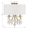 thumbnail image 7 of Crystorama Lighting - Othello - 3 Light Semi-Flush Mount-15 Inches Tall and 14, 7 of 7