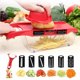 thumbnail image 4 of Yuarrent Juego de rebanadoras de mandolina multifuncional, herramienta de cocina Manual, rallador, cuchillas intercambiables convenientes Cocina y Comedor Yuarrent HA014578-00, 4 of 6