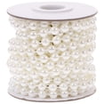thumbnail image 1 of Miangastore 1 Roll Beads Chain Garland Artificial Pearls String DIY Jewelry Accessory(5m), 1 of 8