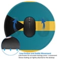 thumbnail image 3 of Flag Of The Bahamas Round MousePad with Stitched Edge Non-Slip Rubber Base Mouse Mat for Office & Home (7.9 x 7.9), 3 of 6