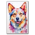thumbnail image 3 of Swedish Vallhund Canvas Wall Art Famous Oil Paintings Monets Watercolor Dog Canvas Funny Dog Canvas Floral Print Abstract Farmhouse Gallery Aesthetic Room Decor for Bedroom Bathroom, 3 of 6