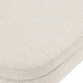 thumbnail image 6 of Oval Storage Ottoman Bench with Rubber Wood Legs,Beige, 6 of 10