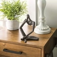 thumbnail image 2 of Danya B. Modern Thinking Man Iron Sculpture Statue, 2 of 3