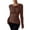 Coffee, variant on Casual Knit Thermal Underwear Top Soft Warm Base Layer Shirt For Cold Weather Comfort And Everyday Wear With Breathable Stretch Fit