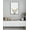 Gray, variant on Kate and Laurel Sylvie Alpaca Bangs Framed Canvas Wall Art by Amy Peterson Art Studio, 23x33 Gray, Decorative Adorable Animal Art for Wall