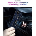 thumbnail image 5 of Phone Case for Google 4a 4G,Google Pixel 4a 4G Case, [ Military Grade ] 15ft. Drop Tested Protective Case with Magnetic Car Mount Ring Holder Stand Cover for Google Pixel 4a 4G - Blue, 5 of 12