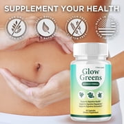 Glow Greens Advanced Gut Support Pills Advanced Energy Vitamin Supplement GlowGreens 180 Capsules