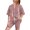 Pink, variant on Toddler Summer Outfits for Girls Solid Crewneck Top T-Shirt & Biker Shorts Set 2 Piece Tracksuit Size 5-15 Years