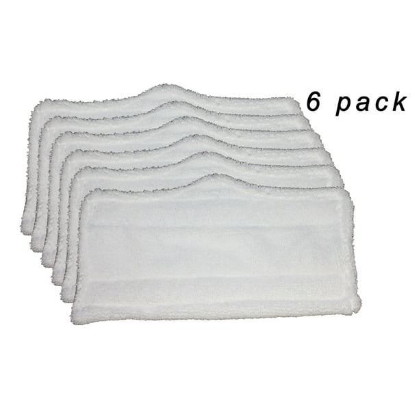 6 Piece Microfiber Pads (XT3101) for Shark Steam Mop S3101, S3250