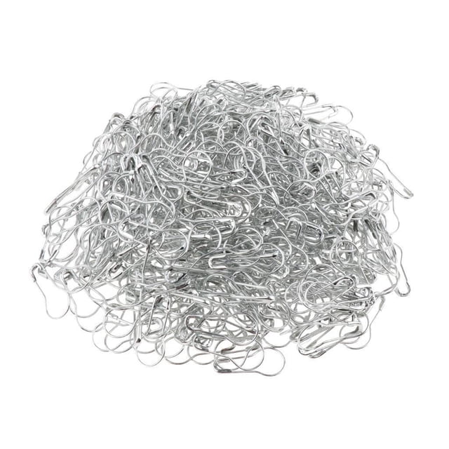 Eigraketly Alfileres de seguridad de Metal dorado de 21mm/alfiler de calabaza/alfiler de bombilla para elaboración de ropa y bricolaje plata 500 Herramientas y ferretería