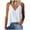 White, variant on LEAVINGSUO Summer Womens Tank Tops Women's Fashion Solid Sleeveless Vest T-Shirt Sling Blouse V Neck Casual Tops Beige XXL