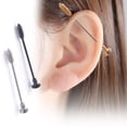thumbnail image 2 of Huanledash Women Screw Industrial Scaffold Bar Ear Cartilage Helix Barbell Piercing Jewelry, 2 of 7