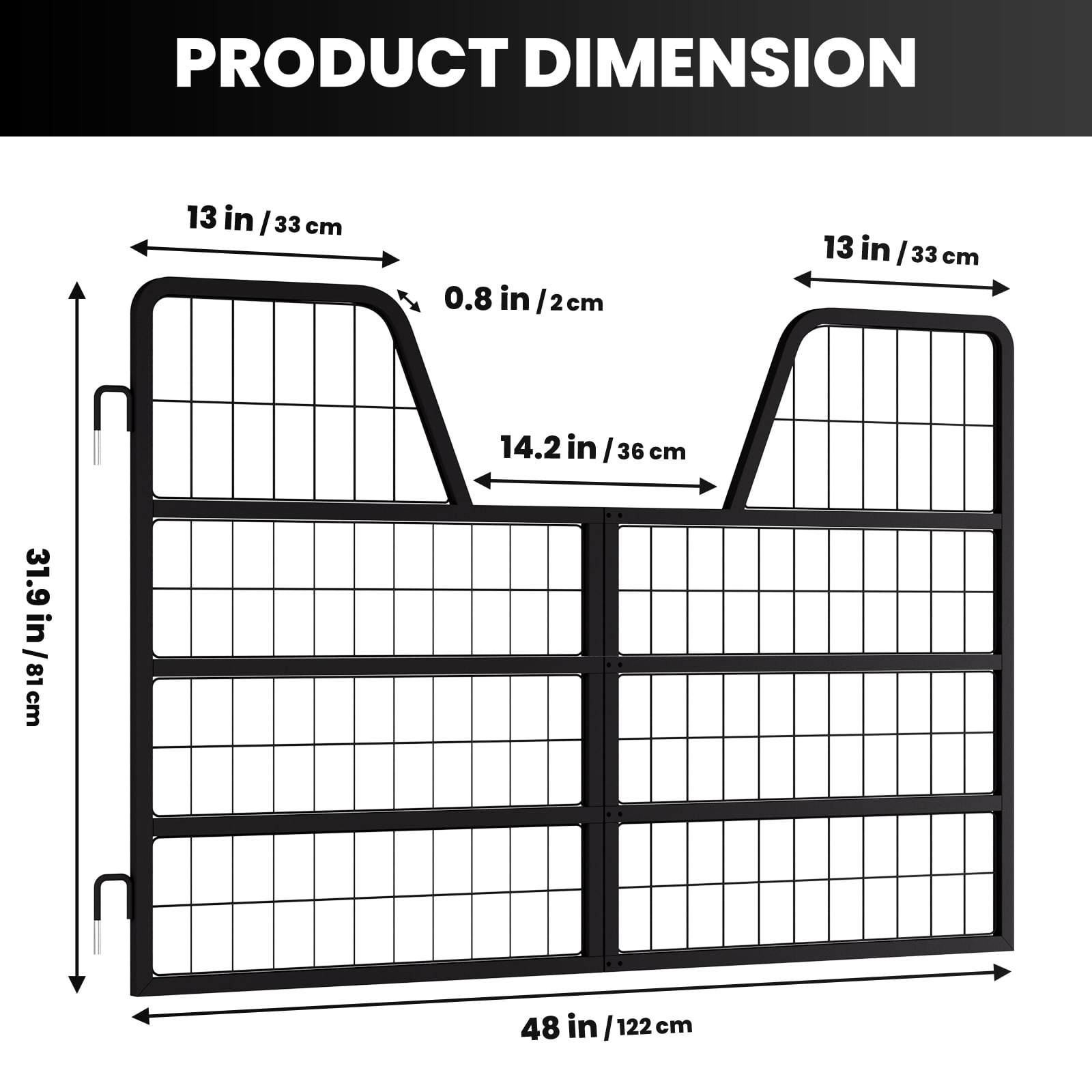 Horse Stall Opening Guard, Yoke Reinforced Steel, Horse Stall Gate, Heavy Duty Horse Stall Guard, Targeting Standard Stall, Standard Barn Doorway, Horse Stable