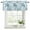 Turquoise, variant on Aqua Jellyfish Curtain Valances for Windows, Kitchen Valance Window Treatments Panel 2 Pack, Coastal Nautical Ocean Shells Seaweed Rod Pocket Short Curtains for Bathroom Bedroom 42 x 18 Inch