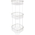 thumbnail image 4 of iDesign 3-Tier Free-Standing Steel Shower Caddy, Silver, Forma Collection, 4 of 7