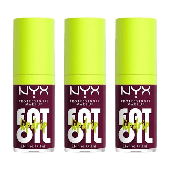 NYX Professional Makeup Fat Oil Lip Drip Gloss - Thats Chic 3 Pack