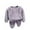 Purple, variant on Atogsazn Children's Boys Girls Winter Clothes Outfits Kids Knitted Cotton Long Sleeve Pullover Tops and Pants Set Gray 6-7 Years