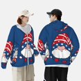 thumbnail image 3 of KLL Three Gnome Independence Day Print Men's Women’s UPF 50+ Sun Protection Outdoor Hoodie Jacket Long Sleeve Fishing Hiking Performance Shirt-3X-Large, 3 of 6