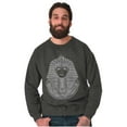 thumbnail image 5 of Ancient Egyptian Pyramid Pharaoh Sweatshirt for Men or Women Brisco Brands L, 5 of 6
