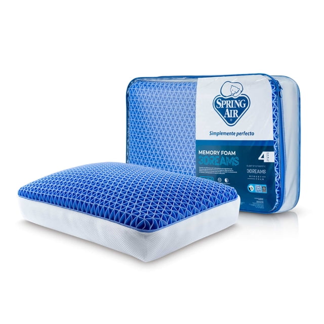 Almohada Spring Air 3Dreams Memory Foam Estándar Ergonómica