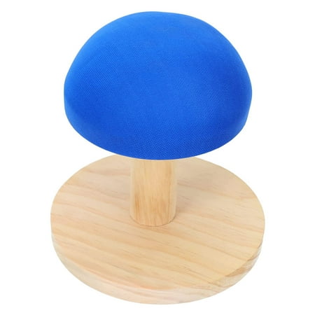 

ZPAQI Mini Round Ironing Stool Solid Wood Auxiliary Tool Small Table Sleever Board for Home Clothes Collars Shoulders Ironing Gadget