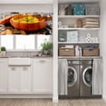thumbnail image 5 of LALILO Kitchen Curtain Valance Fresh Pumpkin Soup Halloween Rod Pocket Window Curtain 52"x 18" Set of 2, 5 of 5