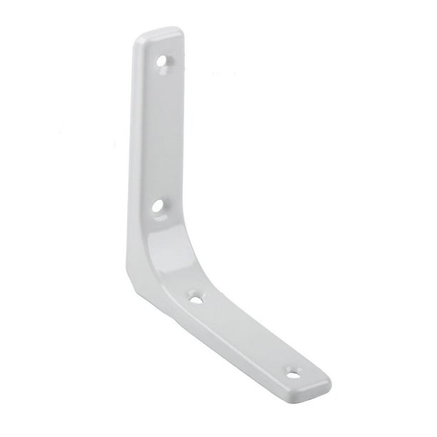 Soporte para estante Soporte para estante de servicio Estante colgante en forma de L Soportes para estantes en Blanco 4 pulgadas