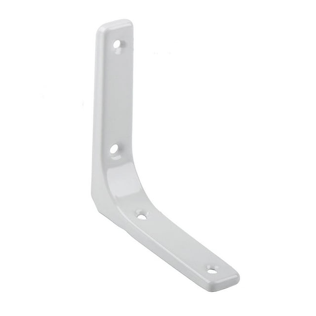 AMLESO Support d'Étagère Flottant Robuste, Support DIY Gain de Place pour Décoration de Café Hôtel Bar Blanc 4 Pouces