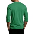 thumbnail image 4 of Havenx Men's 250 Years Of American Independence T-Shirt Three-quarter Sleeve Crew Neck Shirt American Flag Design T-Shirts 250 Year American Anniversary Freedom Top,Green 3XL, 4 of 5