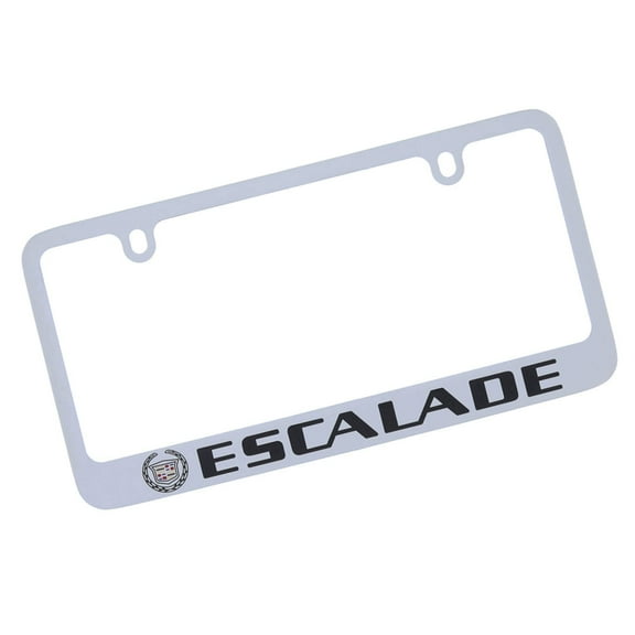 Cadillac Escalade Chrome Metal License Plate Frame