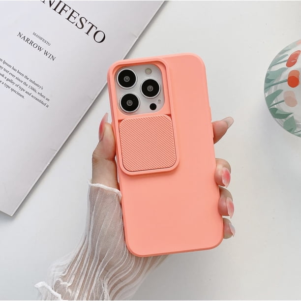 Carcasa De Teléfono Compatible Con Iphone 13 Funda Protectora De Lente De Funda De Teléfono Suave Vogacara EL017465-22