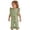 Green, variant on shoper Pure Color Linen Blend Ruffled Two Piece Set Comfortable Casual Summer Outfit for Girls, Girl Sets Size 5