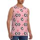 thumbnail image 2 of Fotbe Valentine'S Day Panda Men's Camiseta sin Mangas Estampada para Hombres, Playera Casual para Gimnasio, Entrenamiento, Playa-Medium, 2 of 7