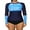 Navy/Blue, variant on Charmo Women Rashguards UV Sun Protection Lonng Sleeve Rash Guard Swim Shirt